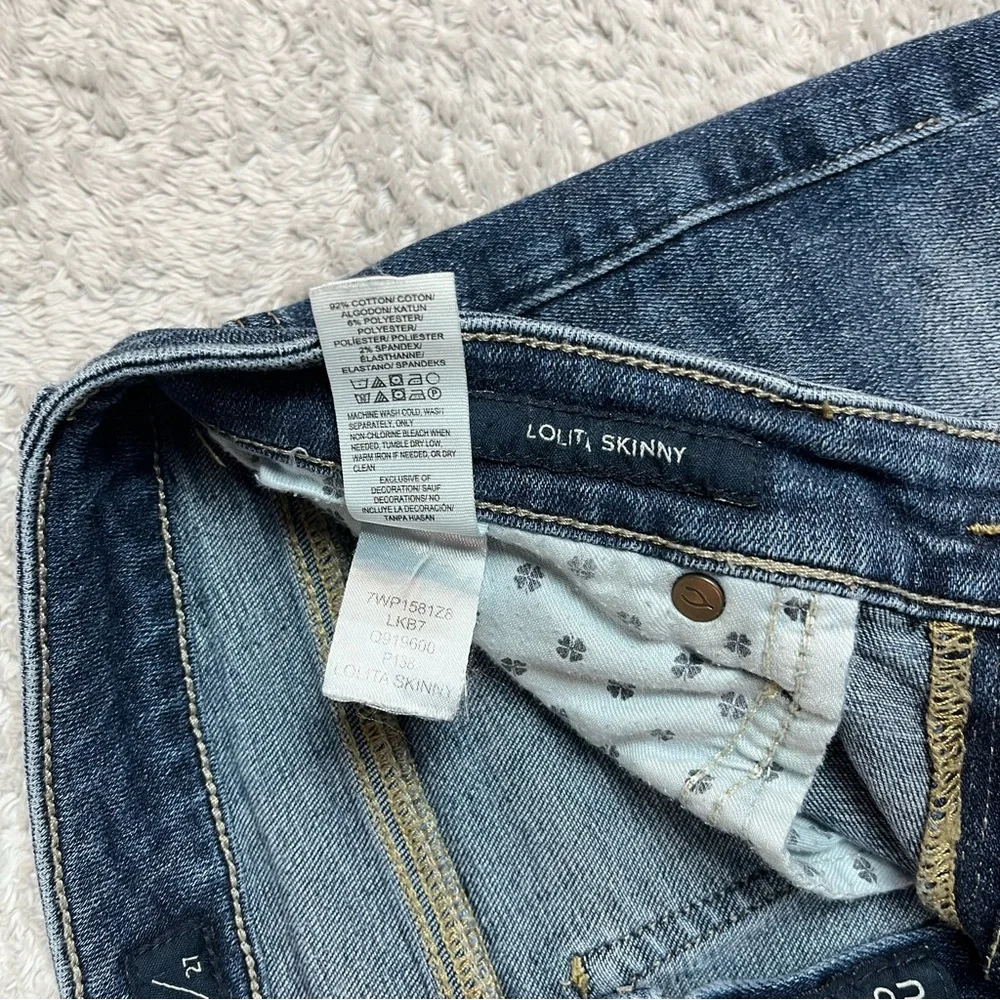 Lucky Brand Lolita Skinny Jeans‎ Medium Blue Women's Size 27 / 4